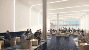 El diseño interior de la terminal prioriza la funcionalidad y la modernidad, preparado para recibir a miles de pasajeros diariamente. Arquitectónica